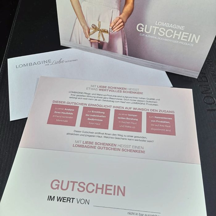 Geschenk-Gutscheine von LOMBAGINE